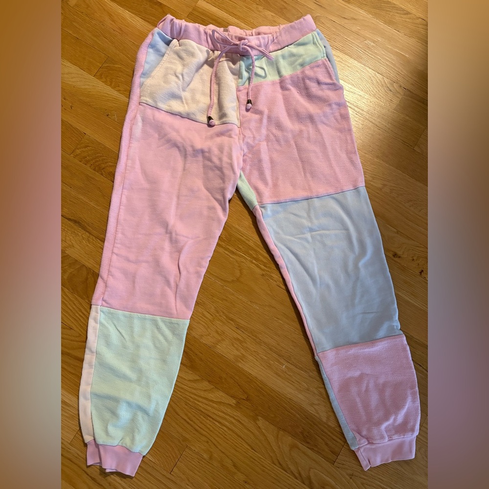 Loveshackfancy Wilder Patchwork Terry Track Pant … - image 7